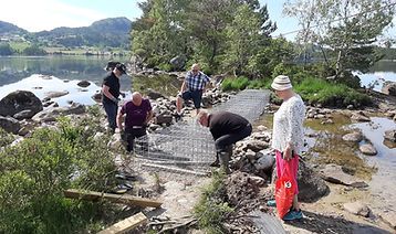 Gabioner som funksjonelt og kreativt byggemateriale